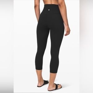 Lululemon Align High Rise 21” crop.